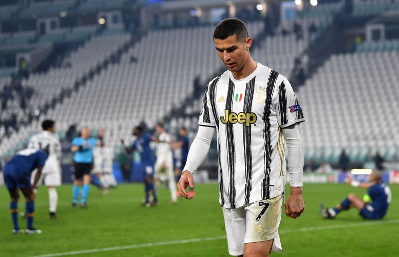 Cristiano Ronaldo in Juventus colours