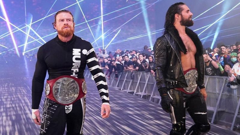 Seth Rollins and Murphy are former RAW Tag Team Champions as a tag team in WWE