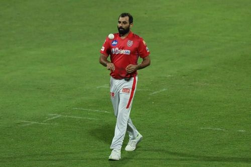 Mohammed Shami during IPL 2020