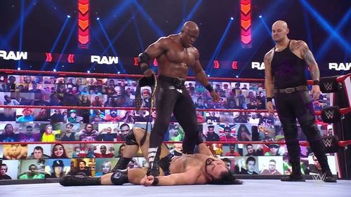 Bobby Lashley and King Corbin stand tall at the end of RAW