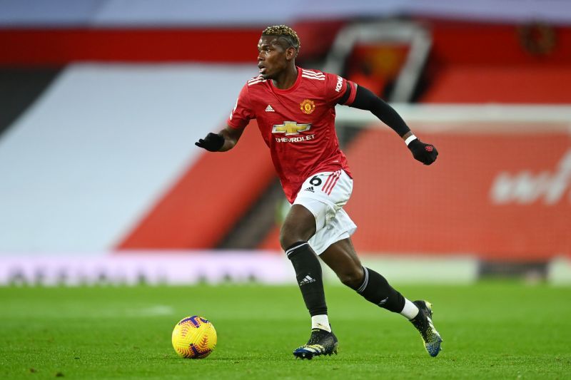 Paul Pogba in action for Manchester United