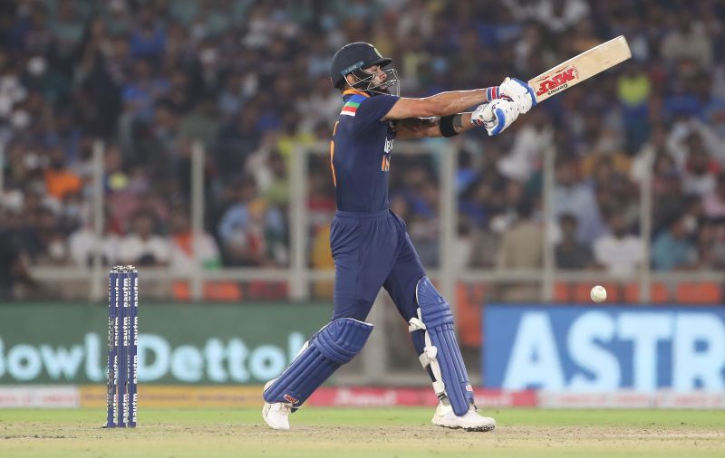 Virat Kohli scored an unbeaten 77 in the third T20I against England