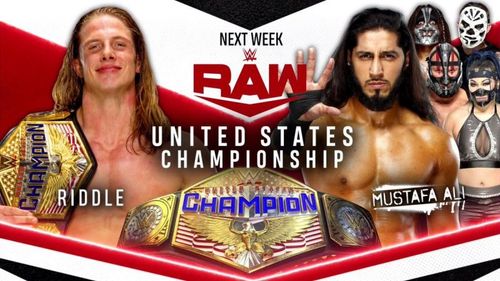 Riddle isn't messing around when it comes to defending his United States Championship tomorrow night on WWE RAW.