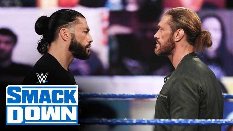 Edge chose to face Roman Reigns after winning the 2021 Men&#039;s Royal Rumble.
