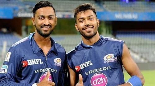 Krunal Pandya and Hardik Pandya