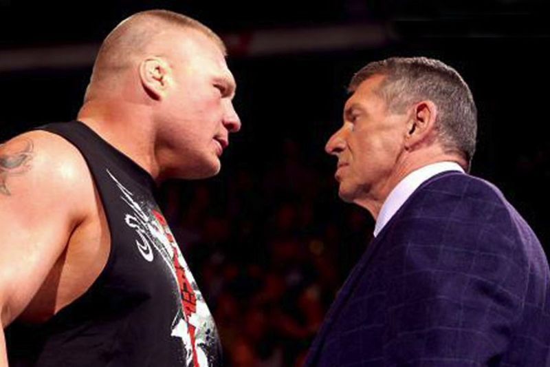 Brock Lesnar and Vince McMahon