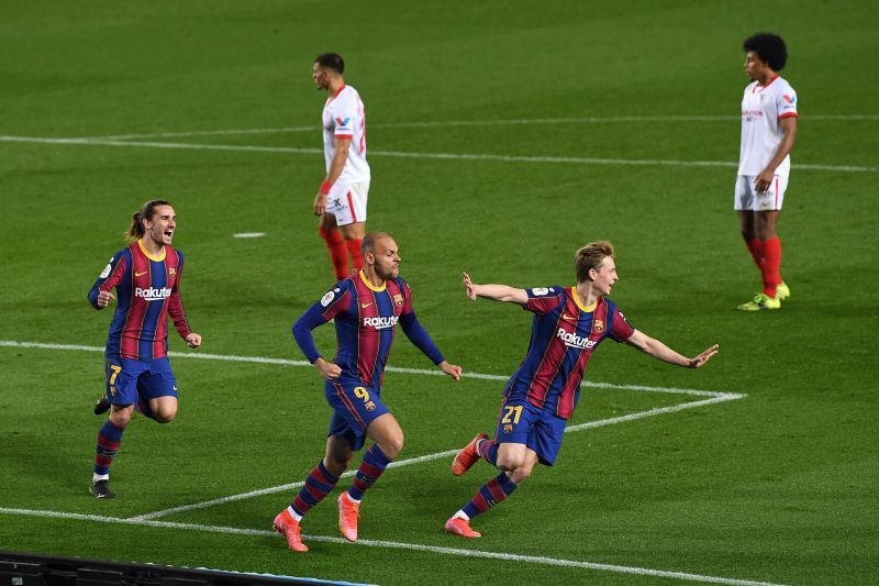 Barcelona completed a comeback victory against Sevilla