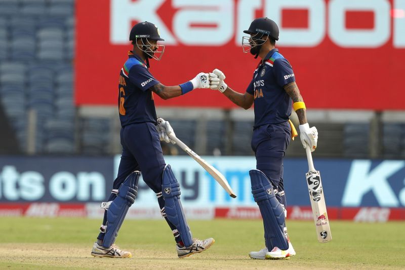 The duo helped India register a competitive total