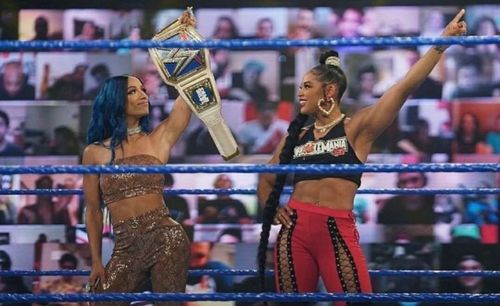 Sasha Banks vs. Bianca Belair should main event WrestleMania Night One.