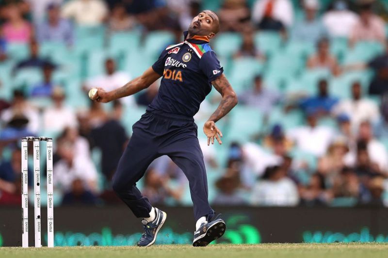 Hardik Pandya bowled a couple of overs in the 1st T20I