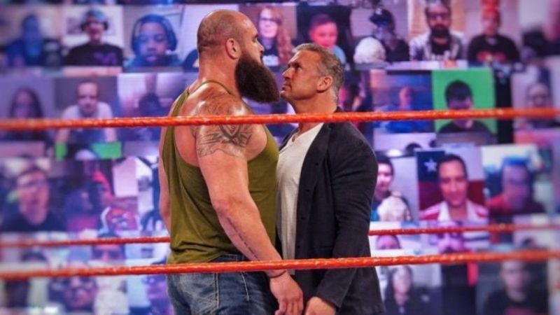 पूर्व WWE यूनिवर्सल चैंपियन ब्रॉन स्ट्रोमैन और शेन मैकमैहन