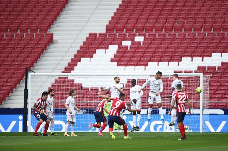 Real Madrid shared the spoils with Atletico Madrid