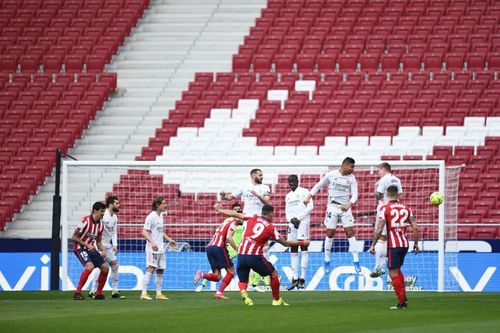 Real Madrid shared the spoils with Atletico Madrid