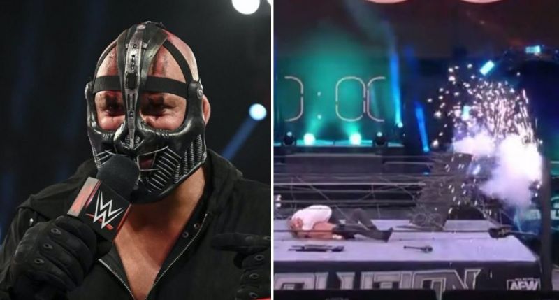 T-BAR takes a dig at AEW after an awkward explosion sequence to close Revolution