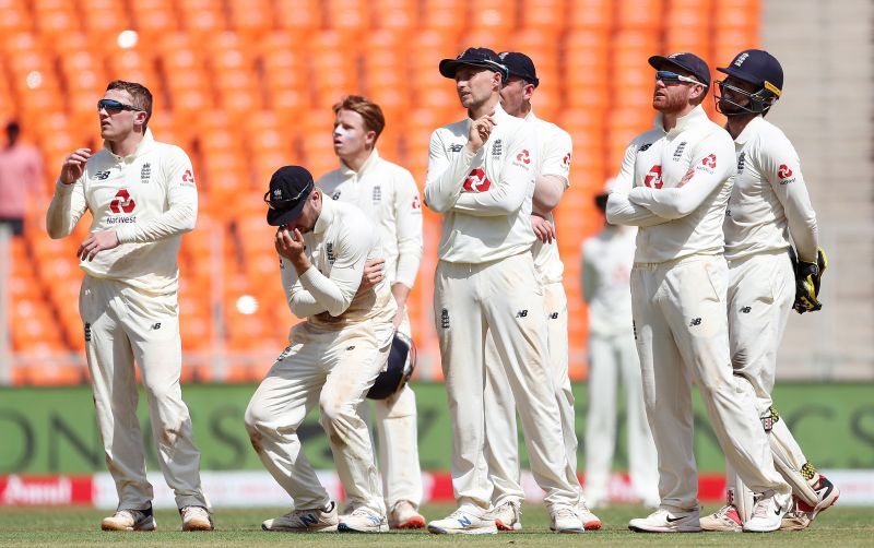 Action from India vs England - 4th Test