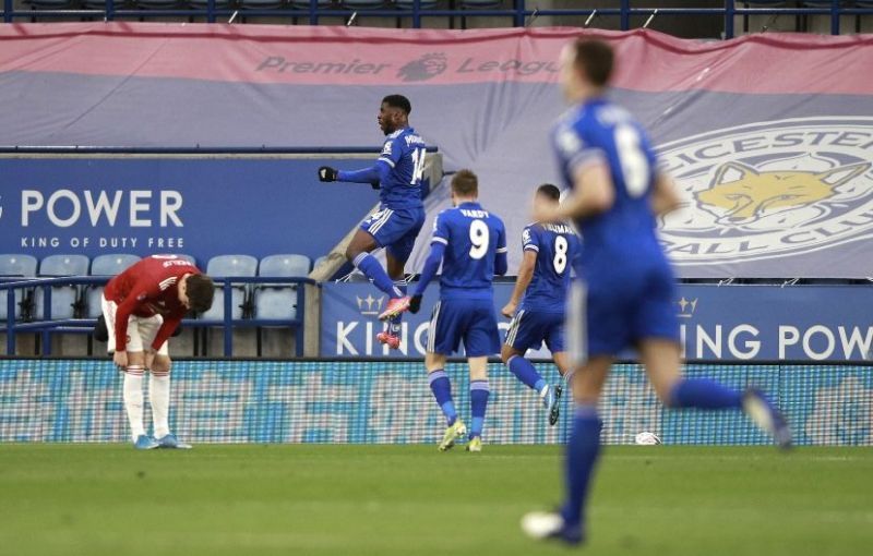 Manchester United lost 3-1 to Leicester City in the FA Cup quarter-finals