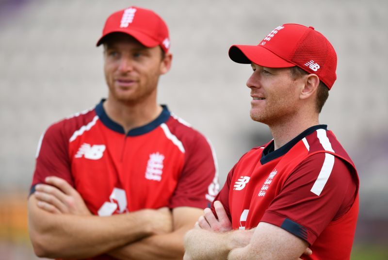 Jos Buttler (left) and Eoin Morgan