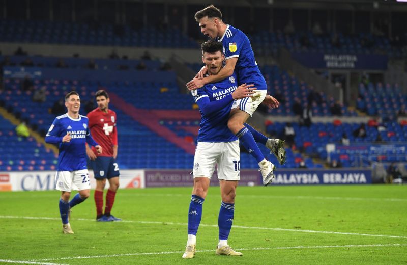 Kieffer Moore scored twice in Cardiff&#039;s last game against Huddersfield