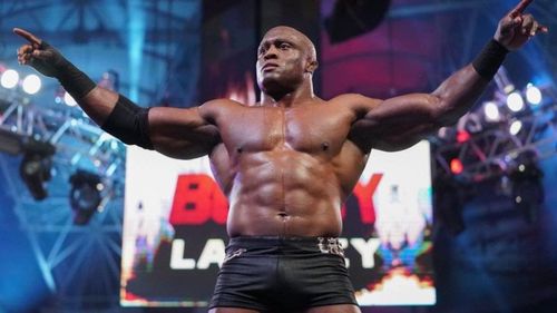 Bobby Lashley just won his first WWE Championship