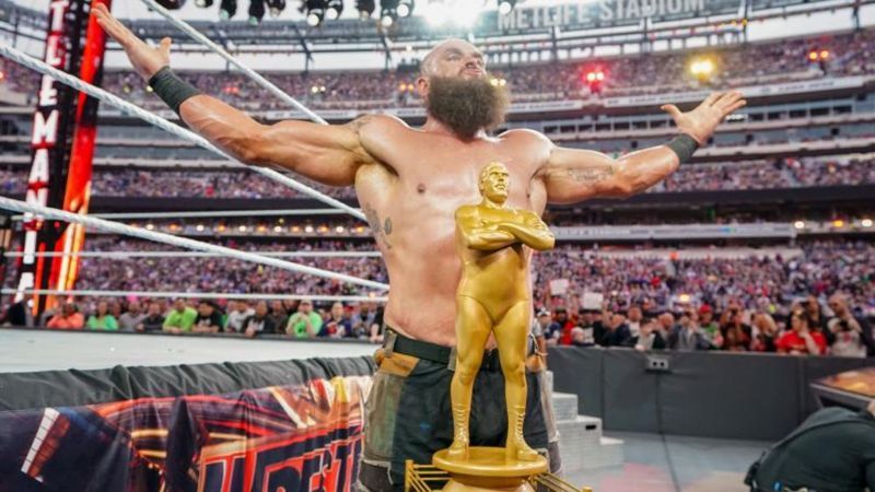 Braun Strowman last eliminated SNL Weekend Update anchor Colin Jost to win the Andre The Giant Memorial Battle Royal in 2019