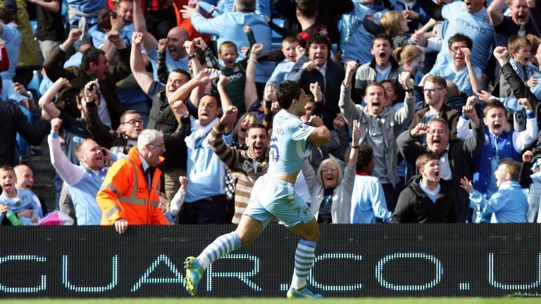 Sergio Aguero sinks dramatic winner.