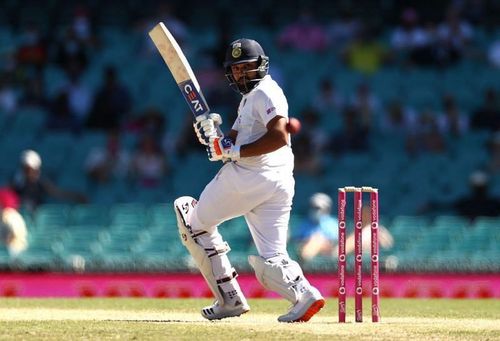 Rohit Sharma played a resolute knock in India's first innings