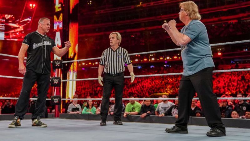 Shane McMahon's WrestleMania 35 match featured the heavily memed face off with The Miz's father