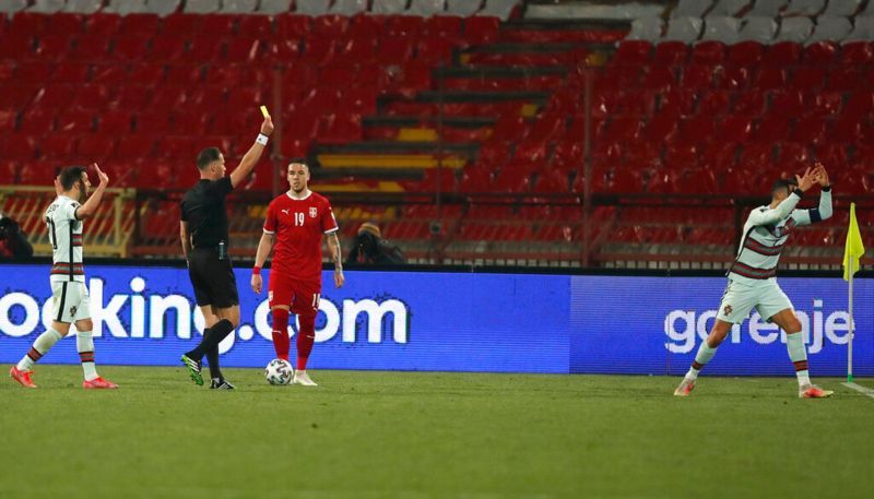 Portugal drew 2-2 with Serbia in a highly controversial match