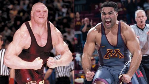 Brock Lesnar and Gable Steveson both went to the University of Minnesota