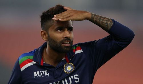 Suryakumar Yadav was puzzled after being adjudged out for a contentious catch.