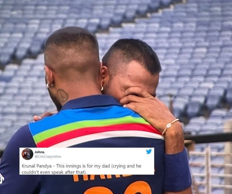 Krunal Pandya gets emotional remembering his late father