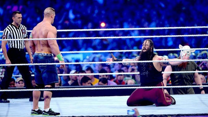 Bray Wyatt made his WrestleMania in-ring debut at WWE WrestleMania XXX against John Cena