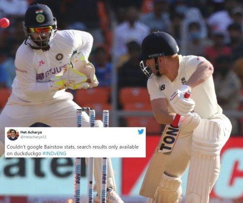 Jonny Bairstow couldn't open his account in three of his four innings against India