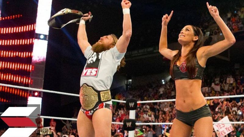 Daniel Bryan and Brie Bella in WWE