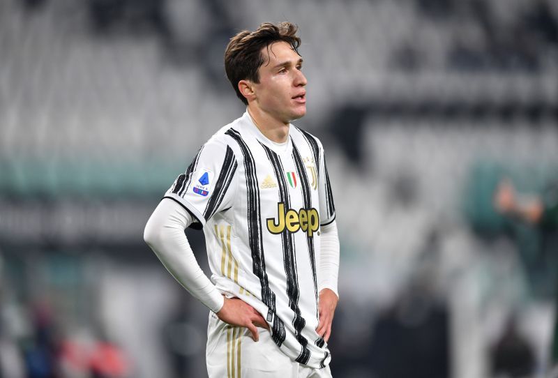 Federico Chiesa scored a late goal for Juventus in the first leg at Porto,