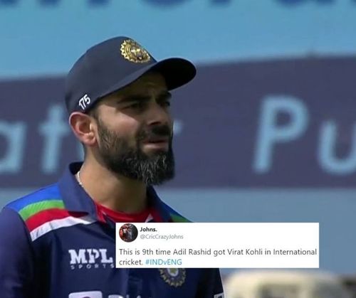 Virat Kohli missed out on yet another opportunity to reach that elusive 71st international hundred