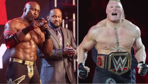 Bobby Lashley, MVP, and Brock Lesnar