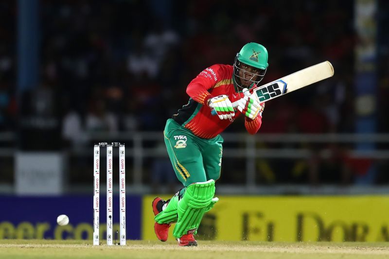 Shimron Hetmyer in action in the Caribbean Premier League (CPL)