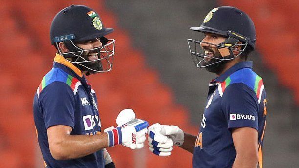 Virat Kohli and Rohit Sharma opened together for the first time during the T20I series against England