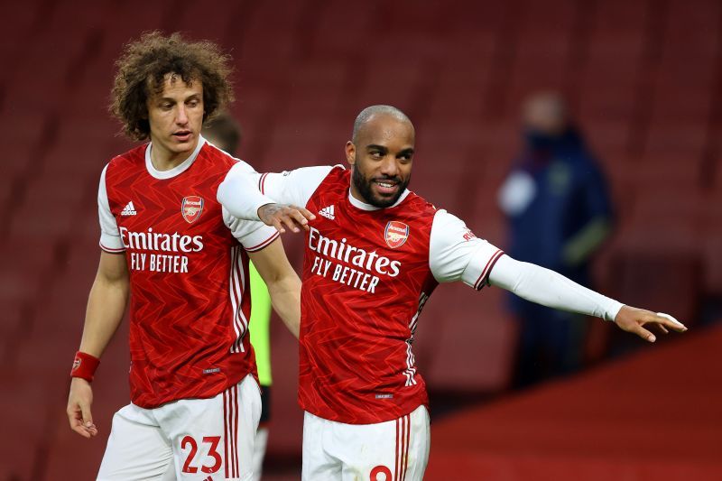 Alexandre Lacazette (right) scored the match-winner for Arsenal.