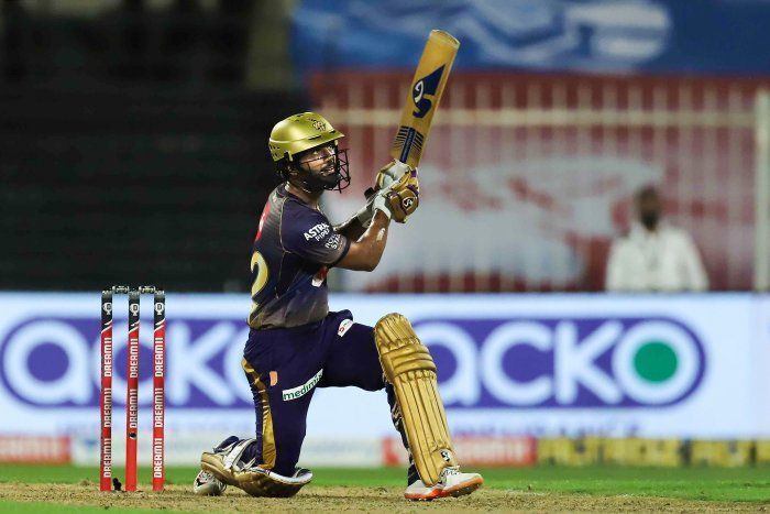 Rahul Tripathi was moved up and down the order in IPL 2021