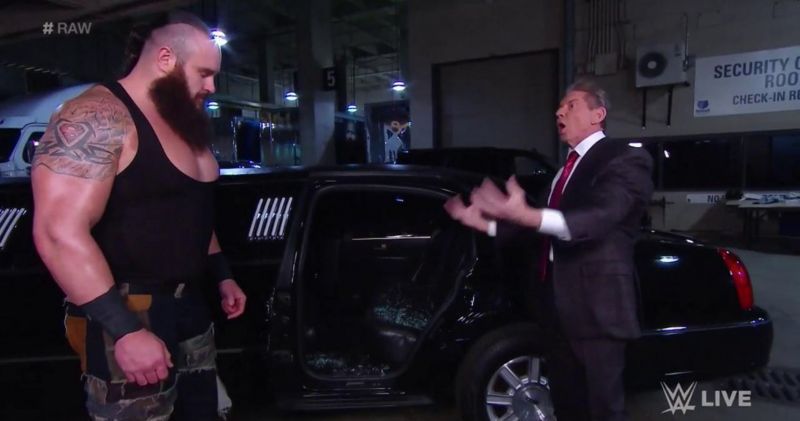 Braun Strowman and Vince McMahon