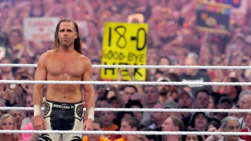 Shawn Michaels faced off against The Undertaker in a 