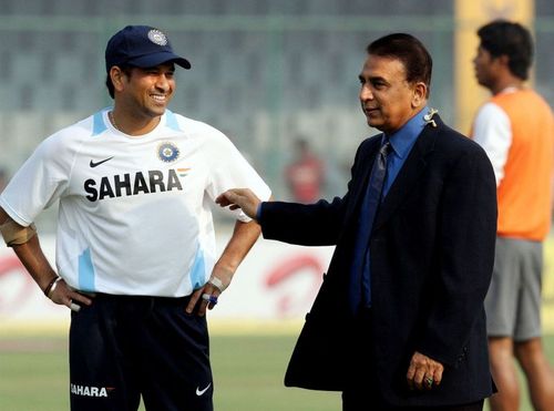 Sachin Tendulkar and Sunil Gavaskar