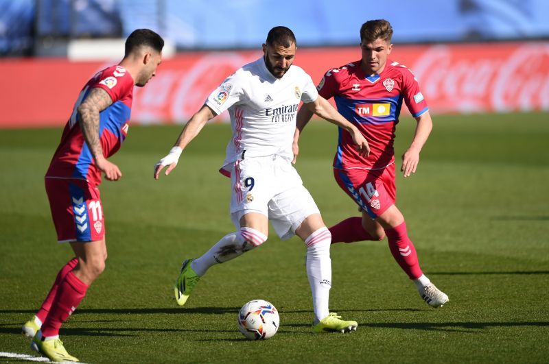 Karim Benzema scored in injury time.