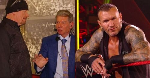 Undertaker and Vince McMahon; Randy Orton