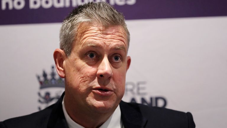 England managing director Ashley Giles