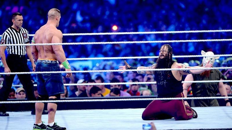 Bray Wyatt made his WrestleMania in-ring debut against John Cena at WrestleMania XXX