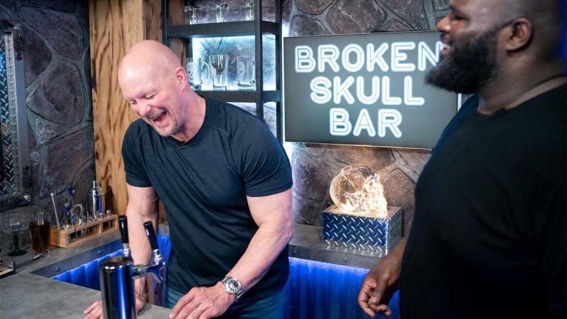 Steve Austin with Mark Henry