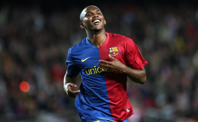 Samuel Eto'o was the focal point of Barcelona's attack.